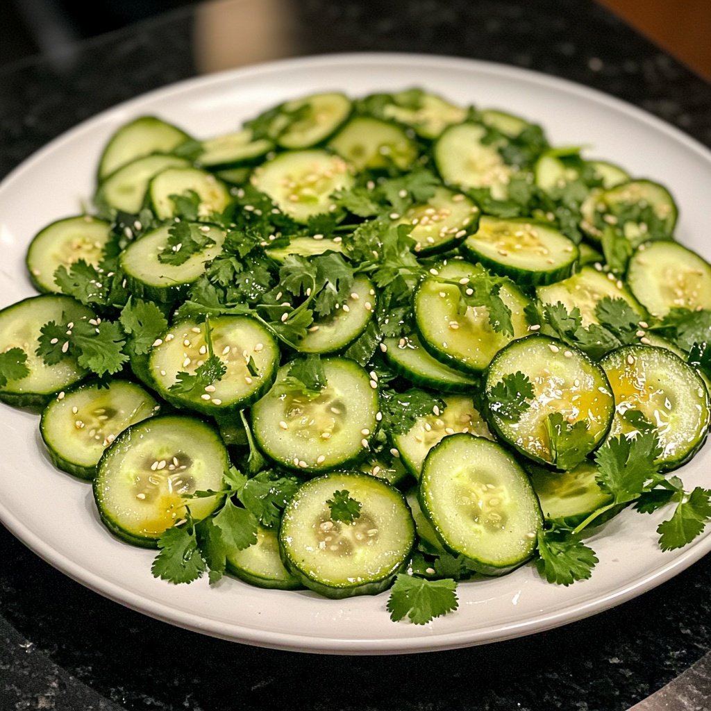 Easy Asian Cucumber Salad