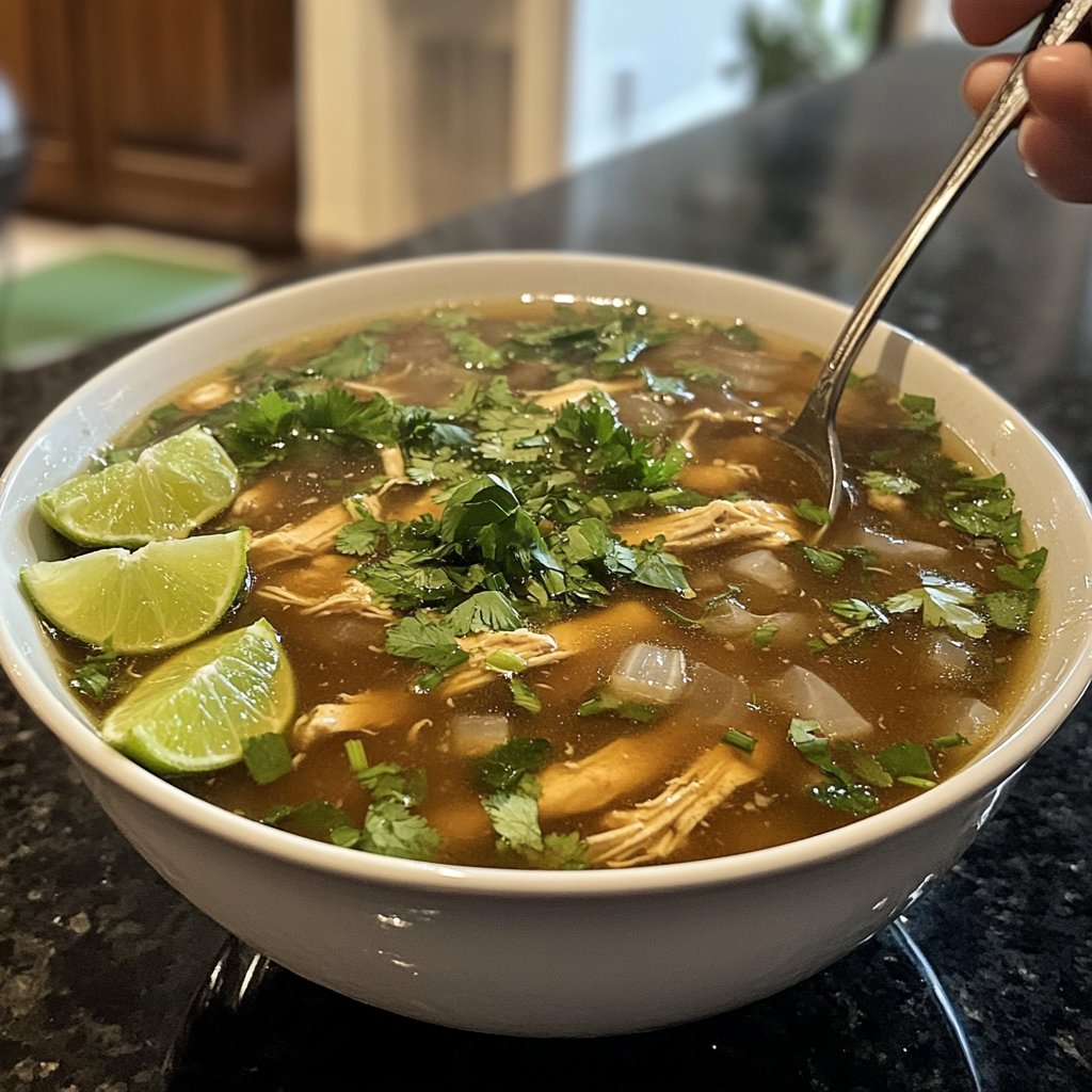 Easy Slow Cooker Chicken Pho-Style Soup