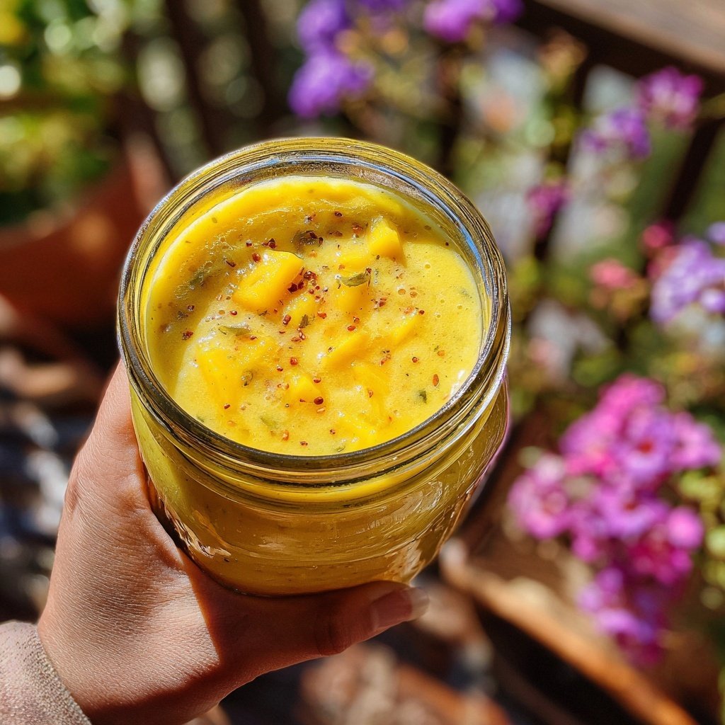 Mango Pineapple Breakfast Smoothie