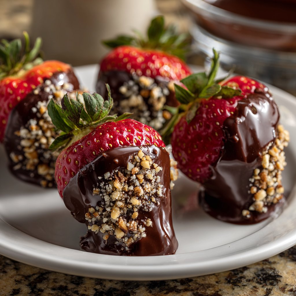 Chocolate Strawberries for Valentine’s Day