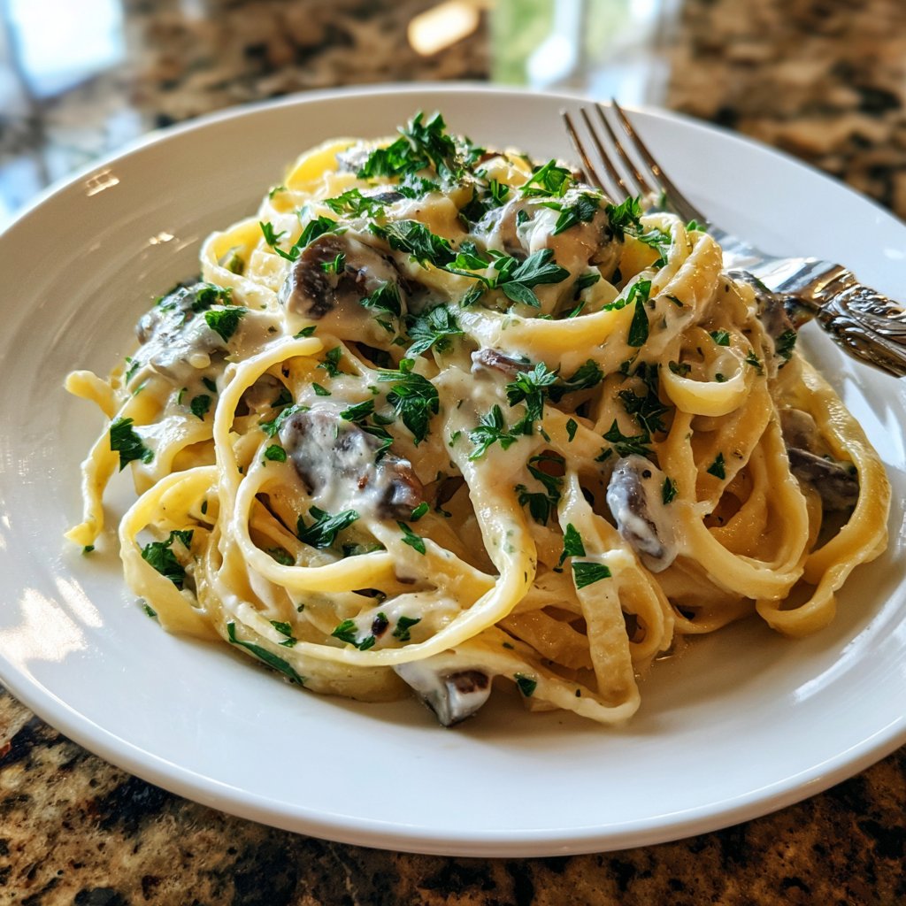 Romantic Mushroom Tagliatelle