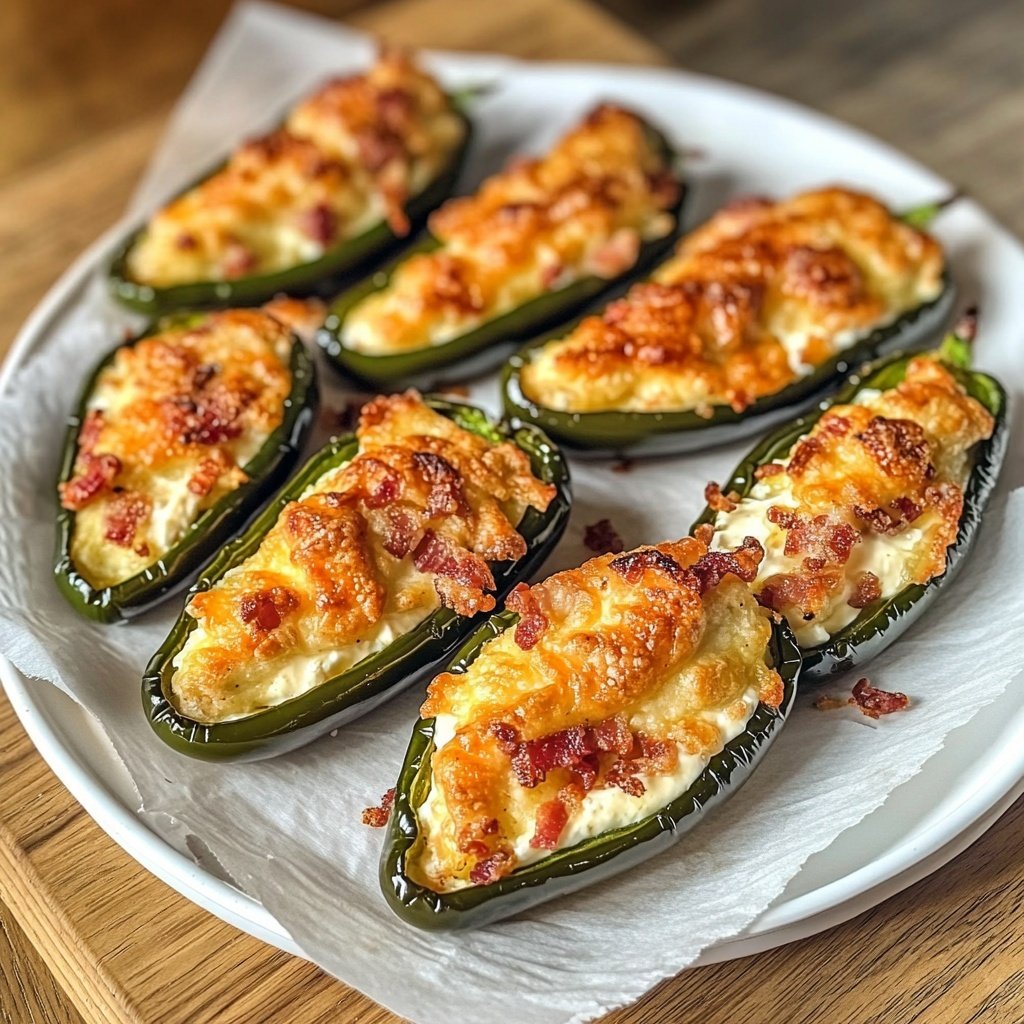 Baked Jalapeno Poppers