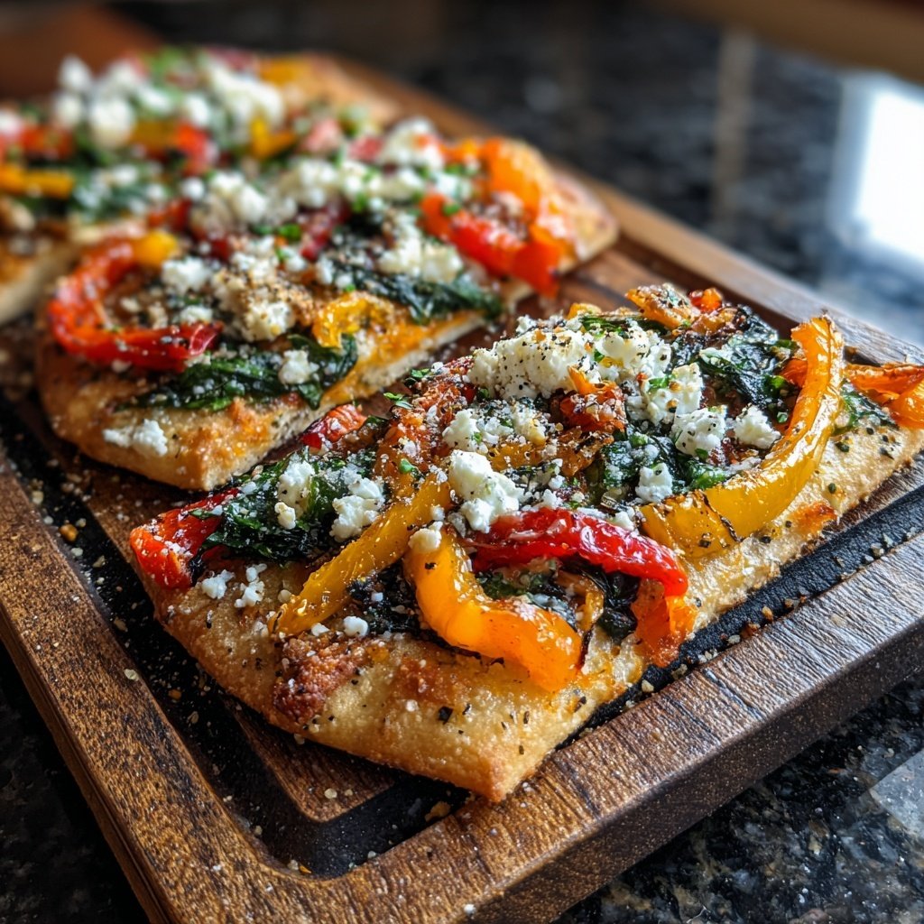 Super Bowl Food Veggie Flatbreads