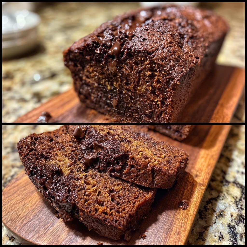 Chocolate Banana Espresso Loaf