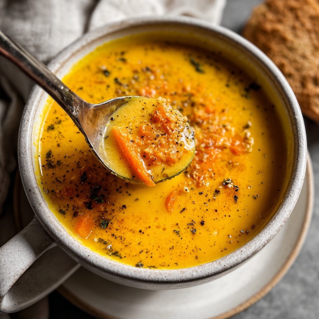 Creamy Carrot Ginger Soup