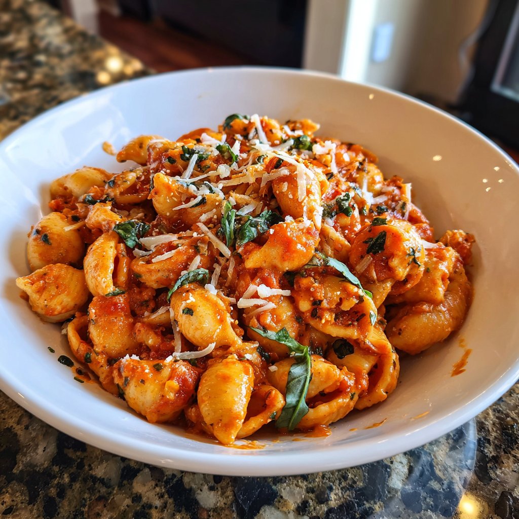 Creamy Tomato White Bean Pasta