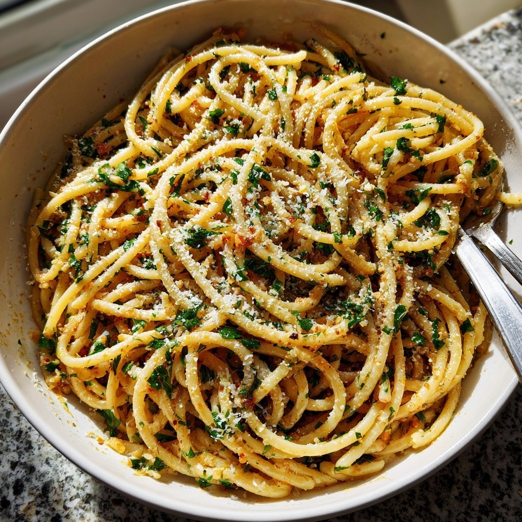 Quick & Easy 15-Minute Garlic Pasta