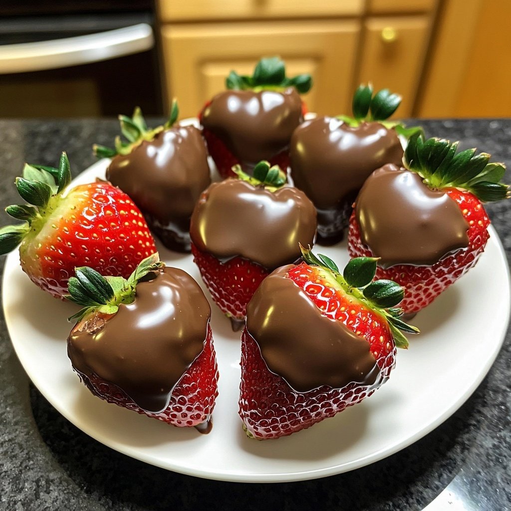 Chocolate Strawberries for Valentines