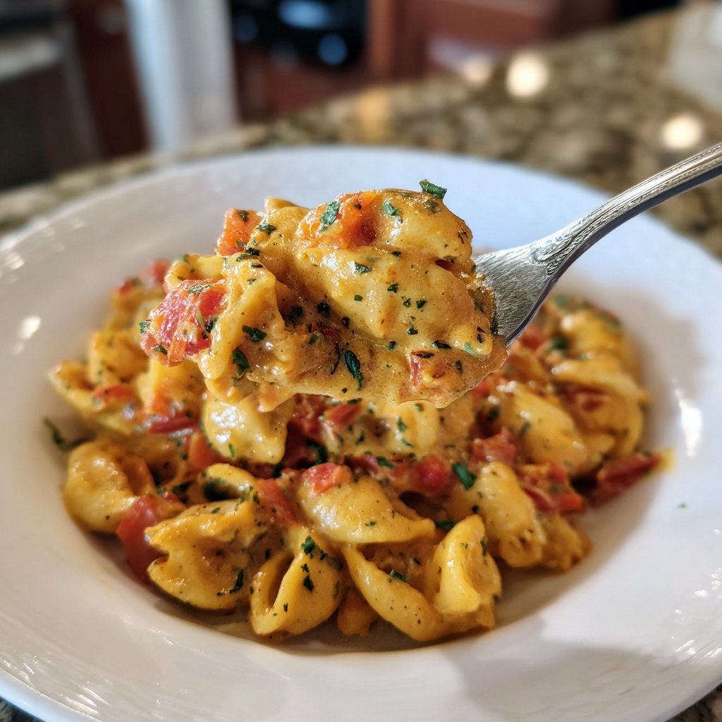Creamy Tomato Lentil Pasta