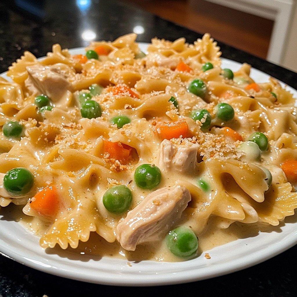 Creamy Chicken Pot Pie Pasta