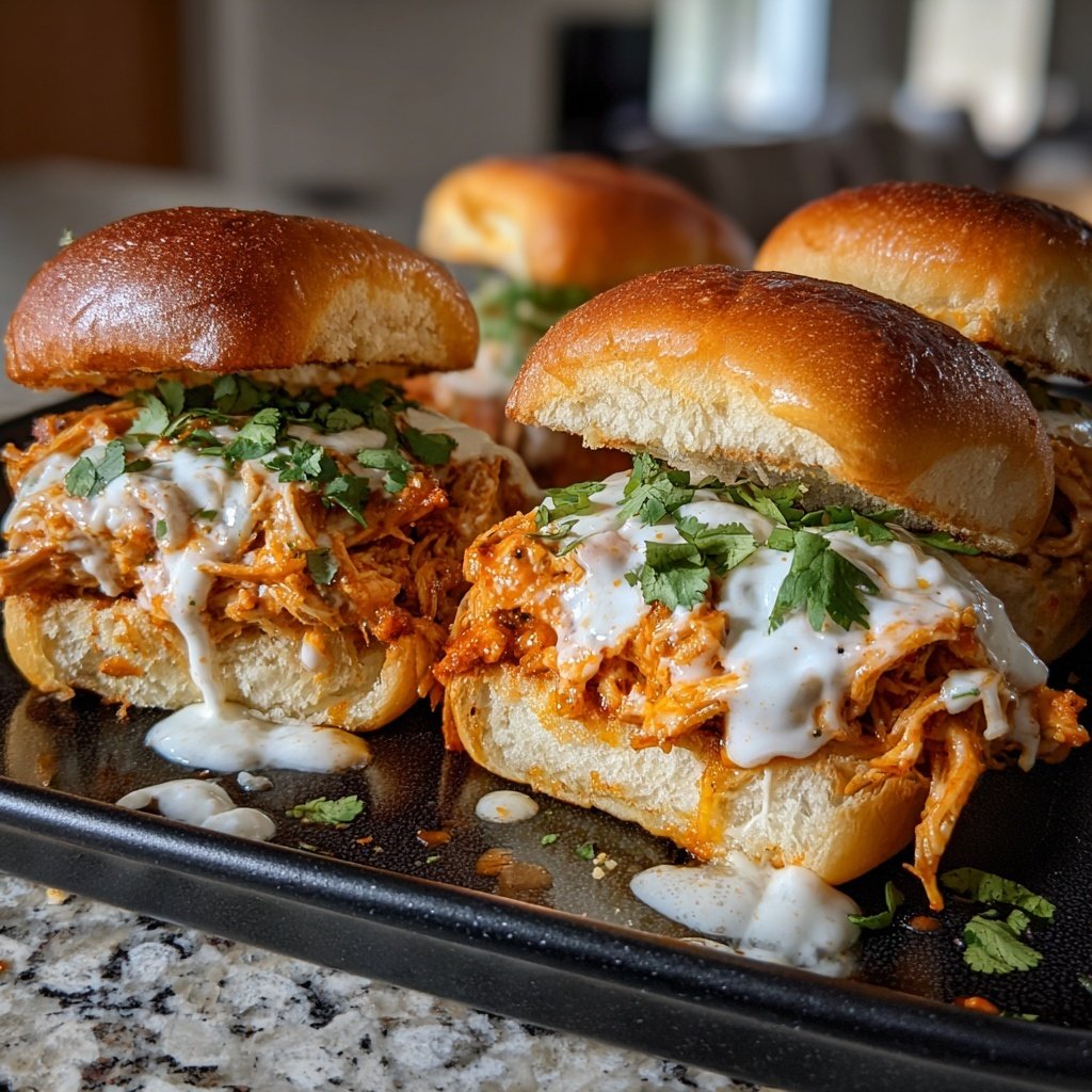 Buffalo Chicken Sliders