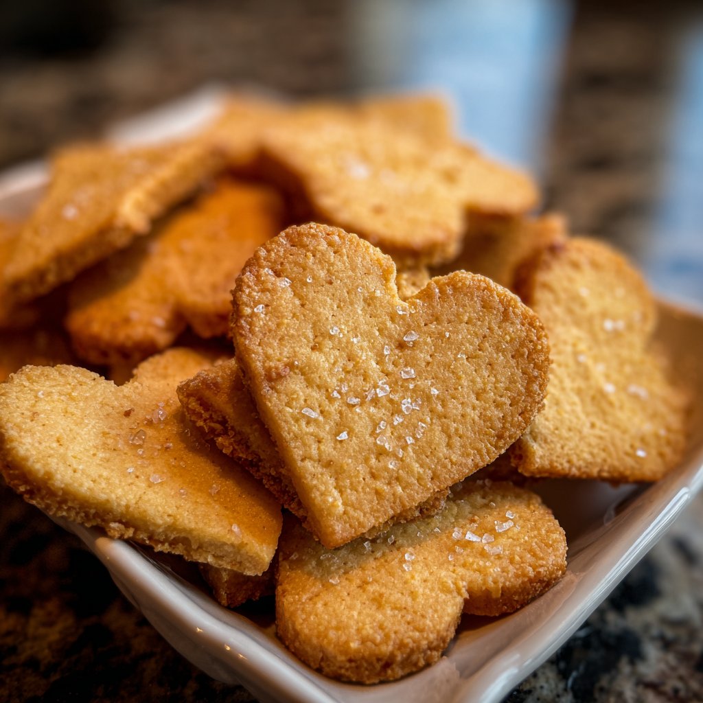 Valentines Snacks Heart Shaped Crackers