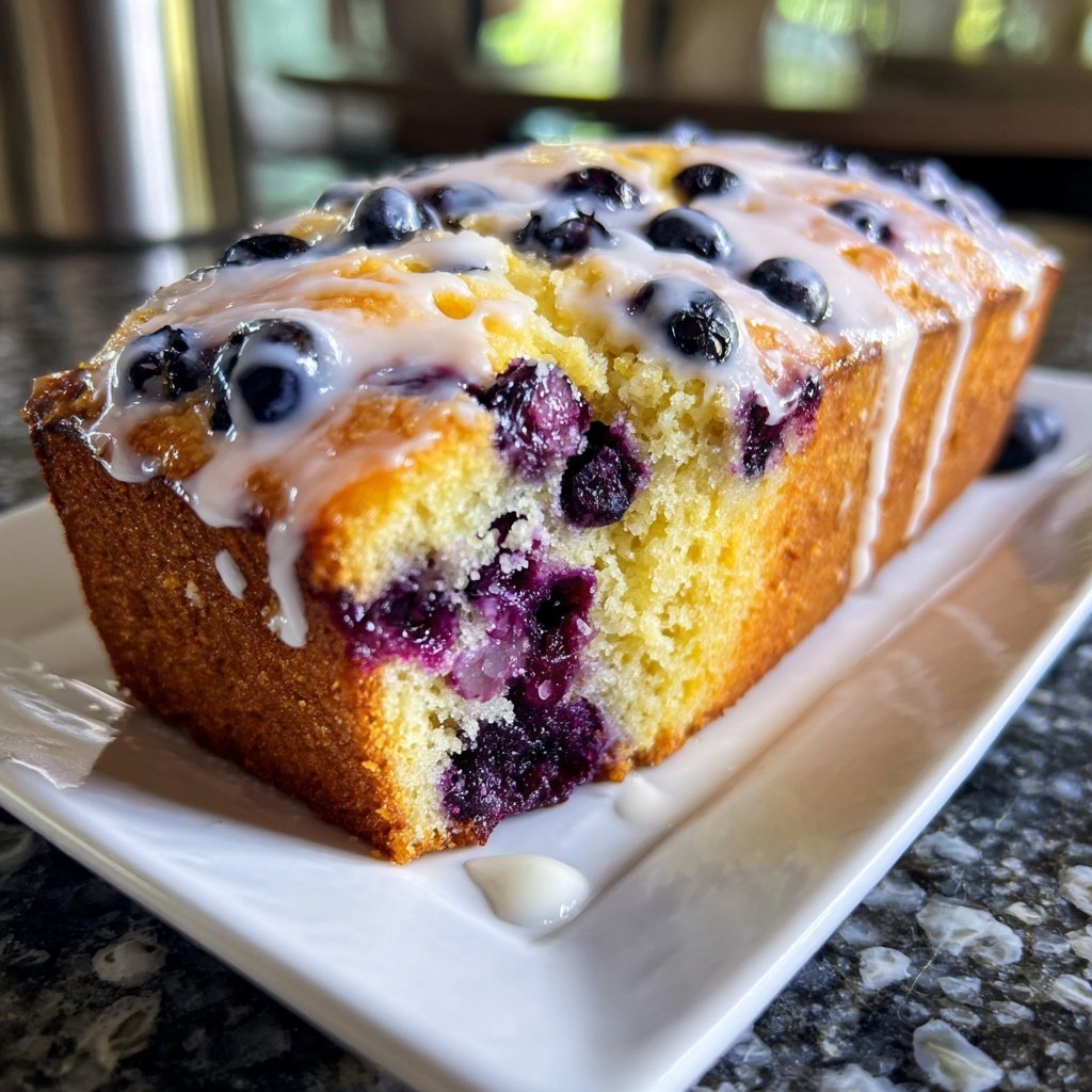 Baking & Desserts Lemon Blueberry Loaf Cake